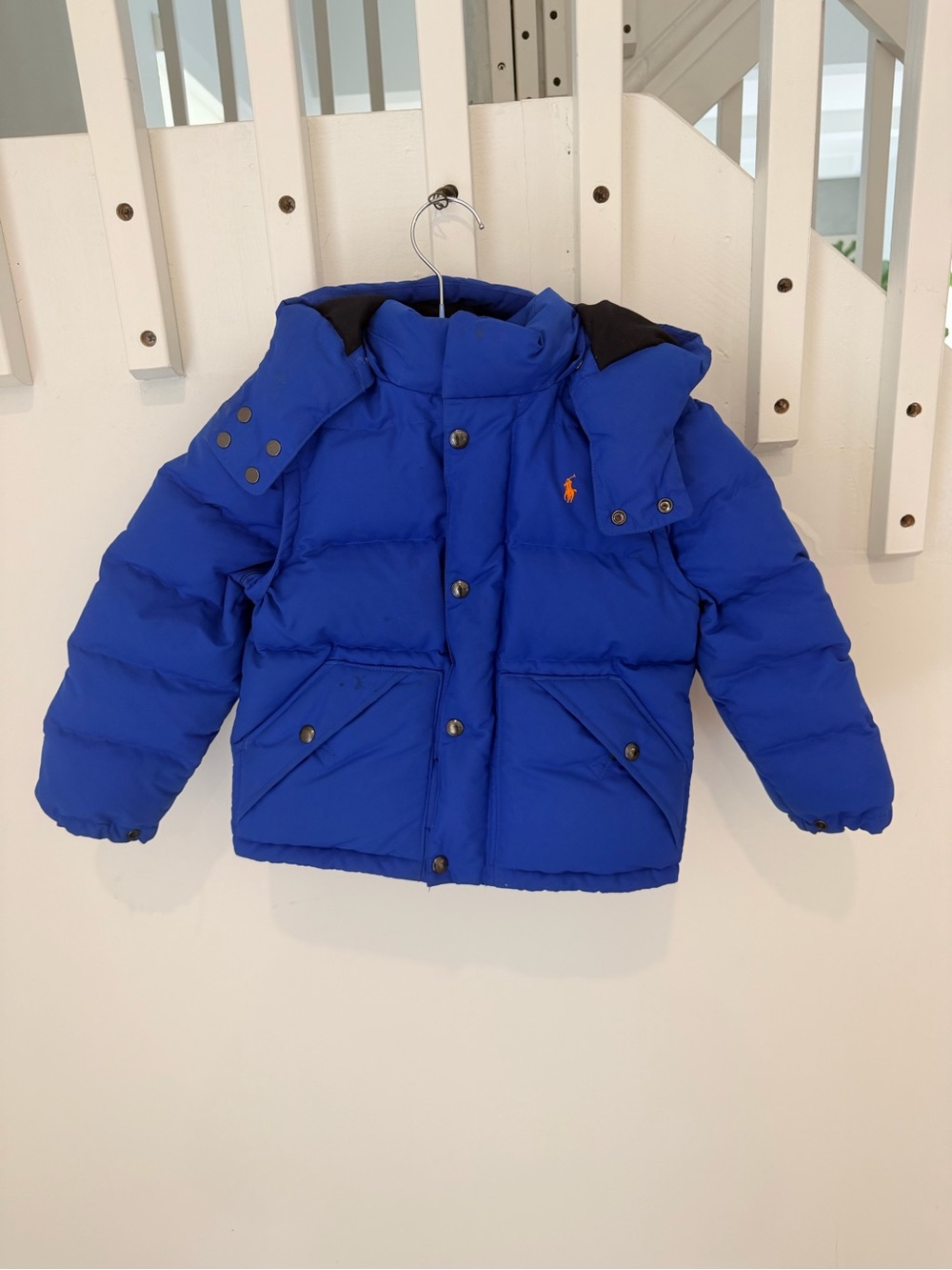 Polo Ralph Lauren Royal Blue Kids Puffer Coat Size 5